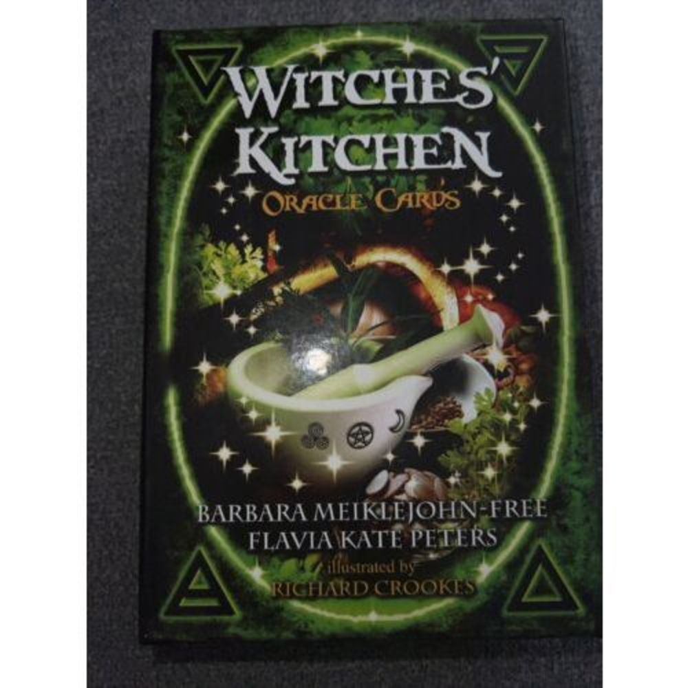 Witches Kitchen Oracle Set Deck Cards Guidebook Set Wiccan Pagan Metaphysical